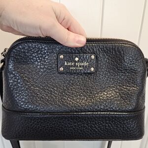 Kate Spade Black Leather Crossbody Bag